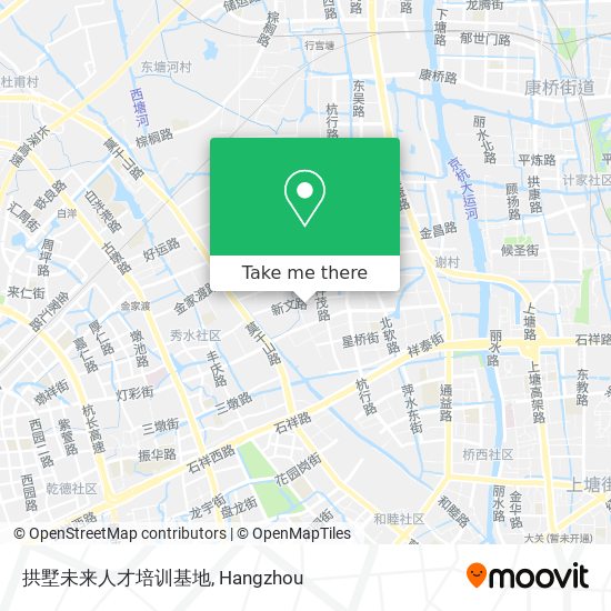 拱墅未来人才培训基地 map