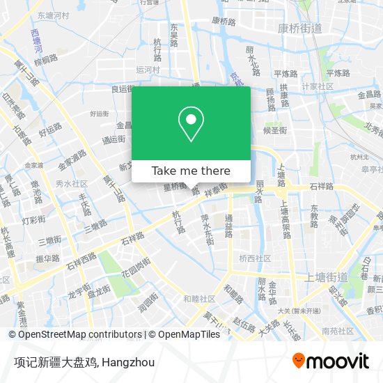 项记新疆大盘鸡 map