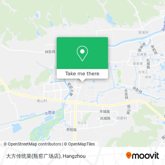 大方传统菜(瓶窑广场店) map