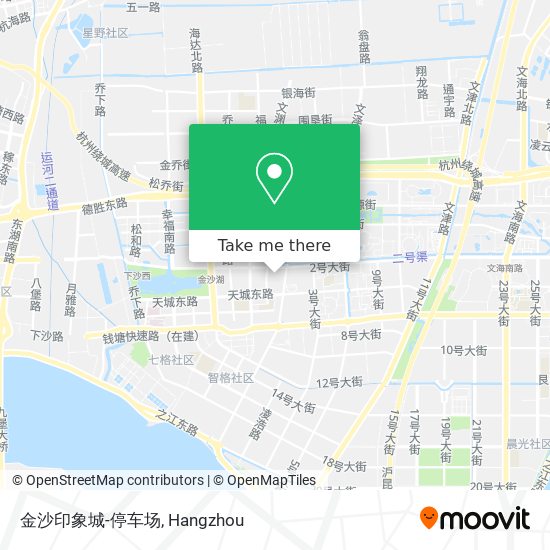 金沙印象城-停车场 map