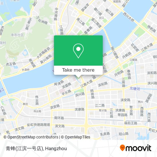 青蜂(江滨一号店) map