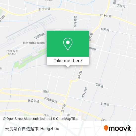 云贵副百自选超市 map