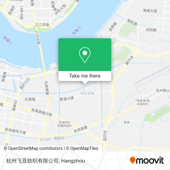 杭州飞亚纺织有限公司 map