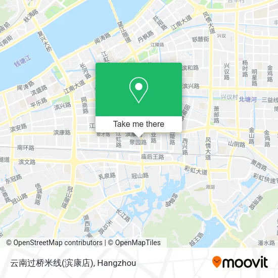 云南过桥米线(滨康店) map