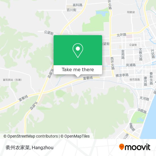 衢州农家菜 map