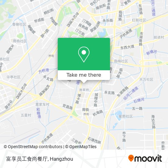 富享员工食尚餐厅 map