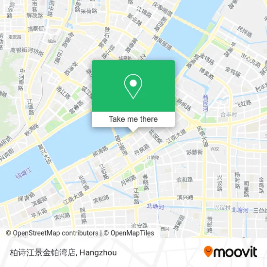 柏诗江景金铂湾店 map