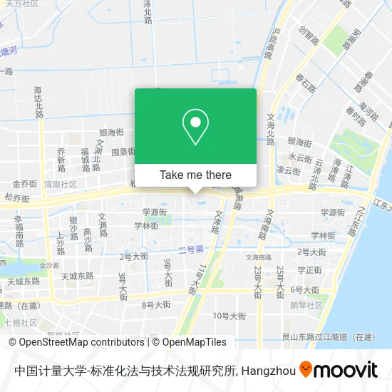 中国计量大学-标准化法与技术法规研究所 map