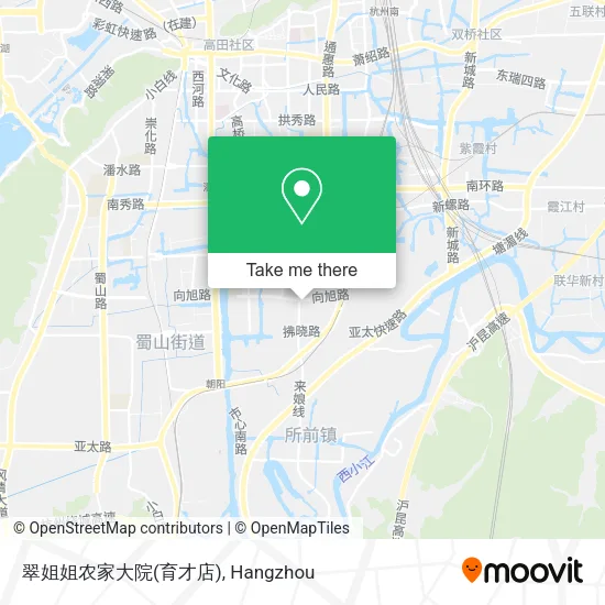 翠姐姐农家大院(育才店) map