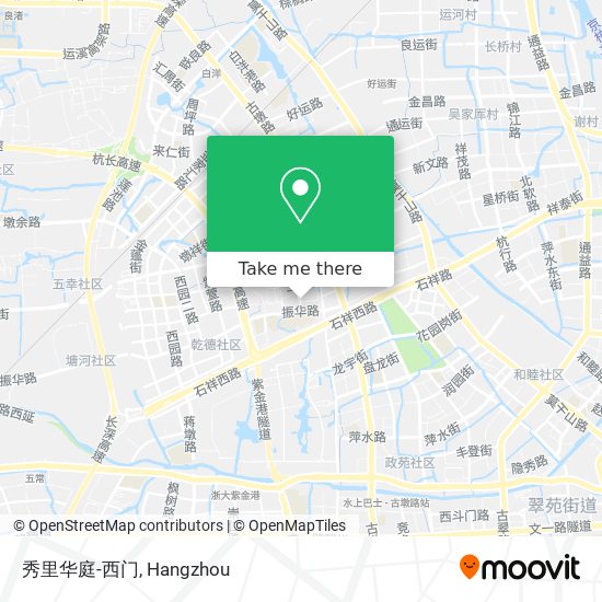 秀里华庭-西门 map