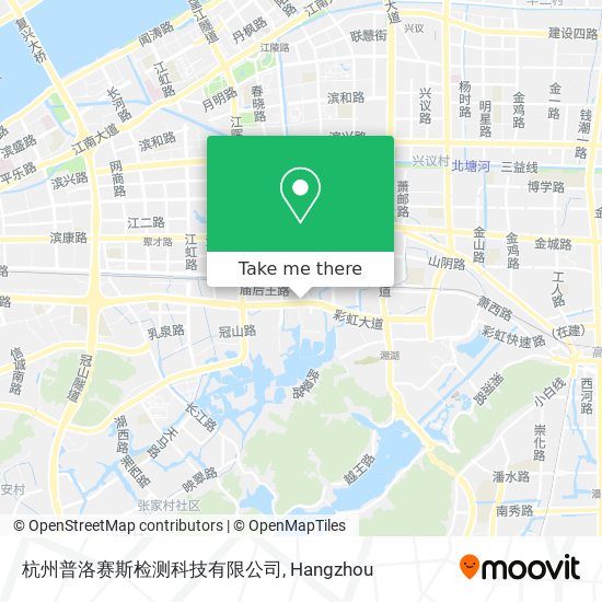 杭州普洛赛斯检测科技有限公司 map