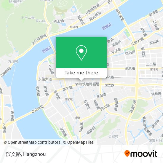滨文路 map