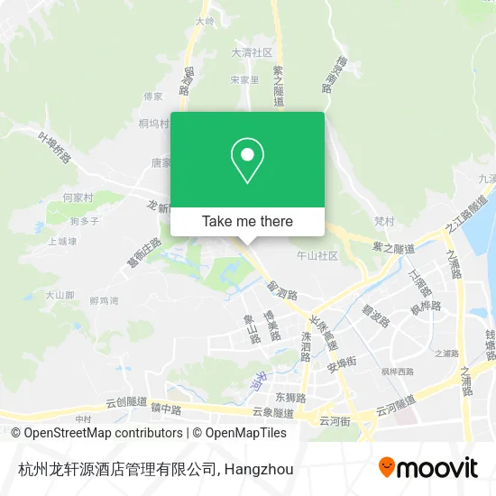 杭州龙轩源酒店管理有限公司 map