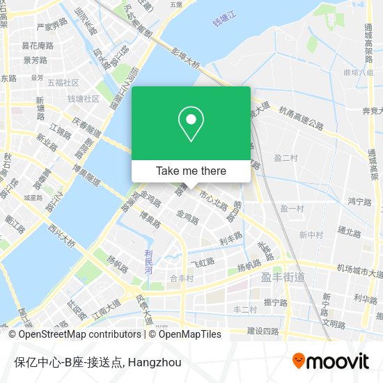 保亿中心-B座-接送点 map