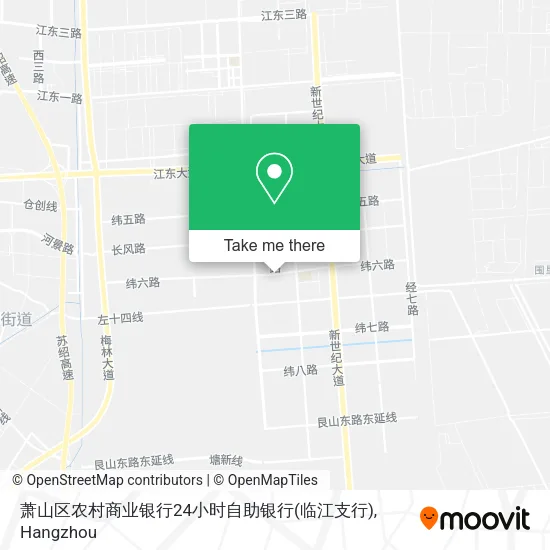 萧山区农村商业银行24小时自助银行(临江支行) map