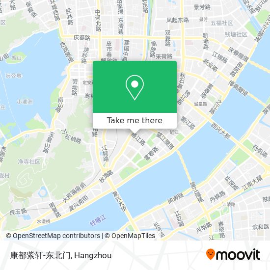 康都紫轩-东北门 map