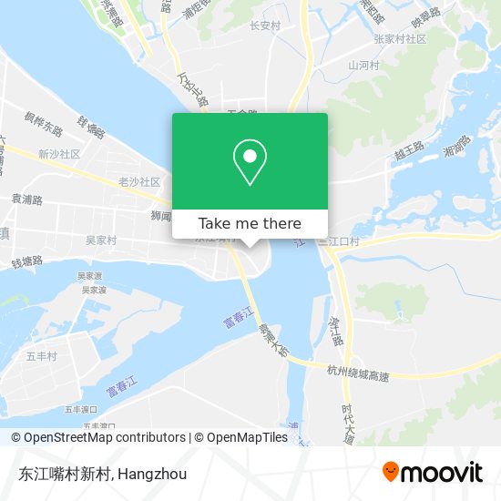 东江嘴村新村 map
