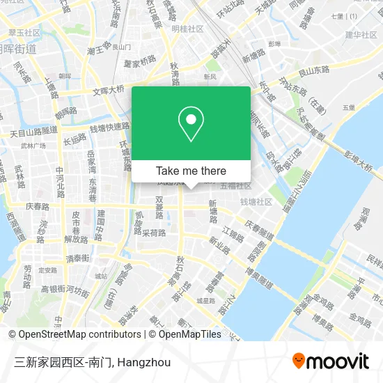 三新家园西区-南门 map