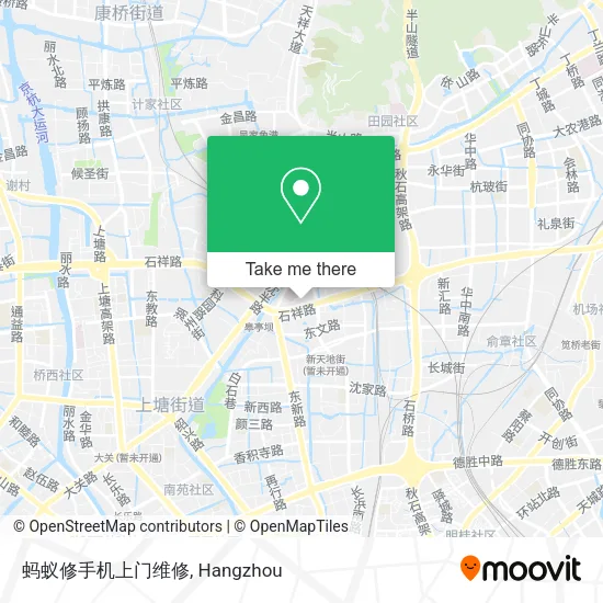 蚂蚁修手机上门维修 map