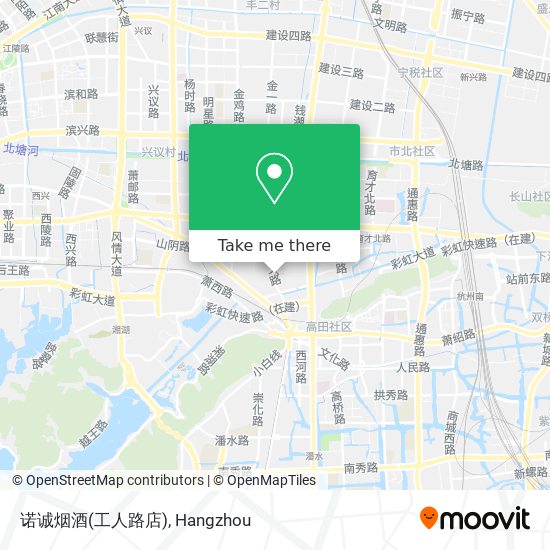 诺诚烟酒(工人路店) map