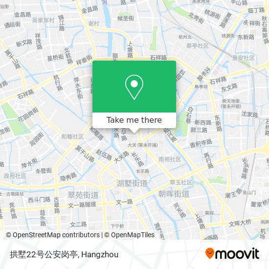 拱墅22号公安岗亭 map