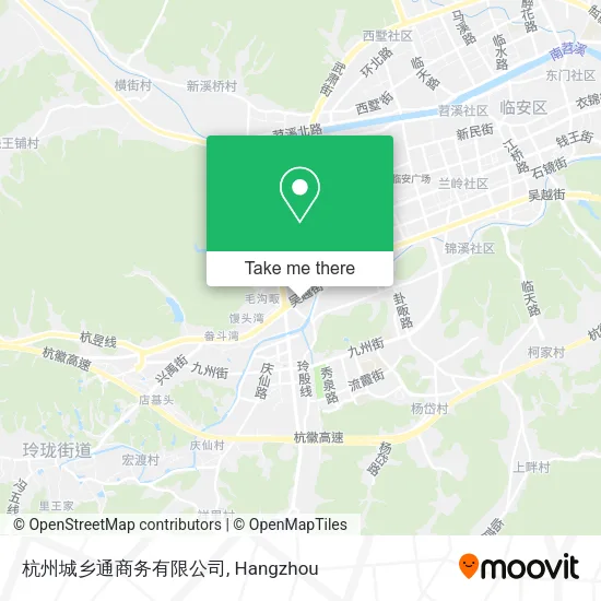 杭州城乡通商务有限公司 map