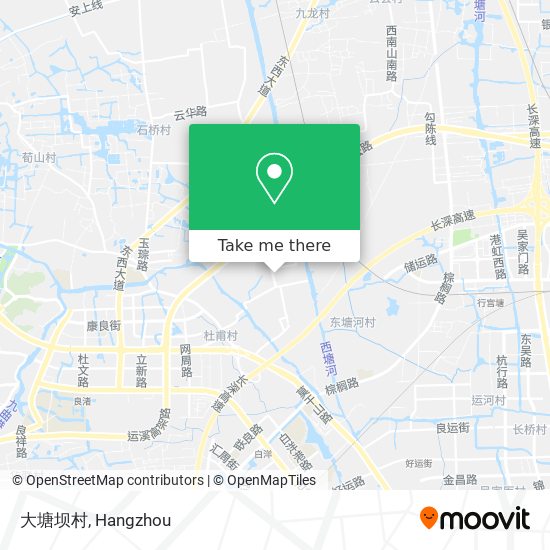 大塘坝村 map