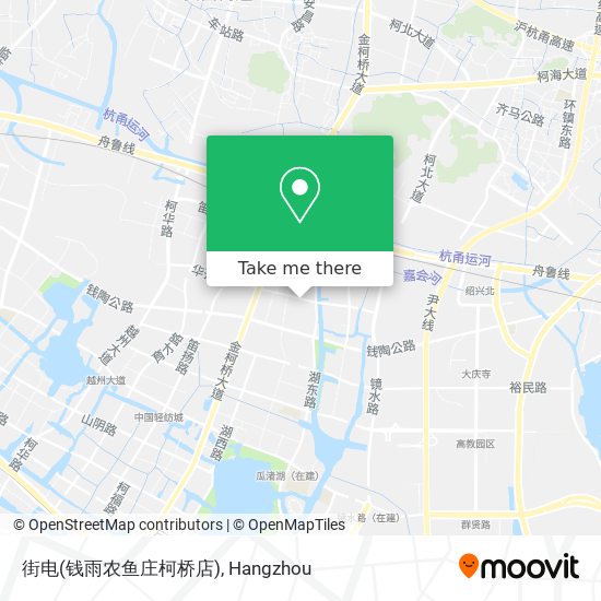 街电(钱雨农鱼庄柯桥店) map