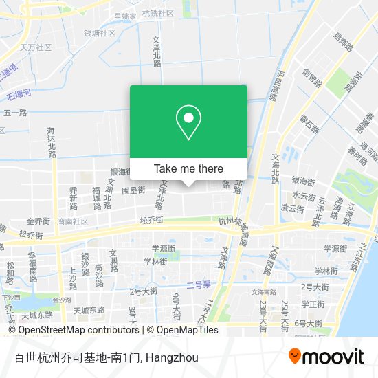 百世杭州乔司基地-南1门 map