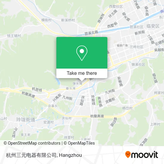 杭州三元电器有限公司 map
