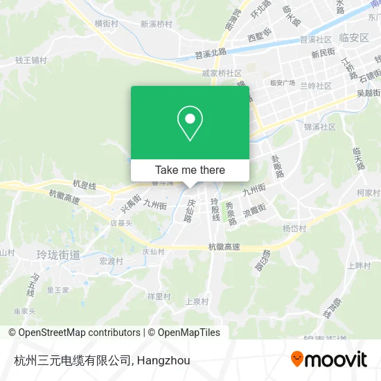 杭州三元电缆有限公司 map