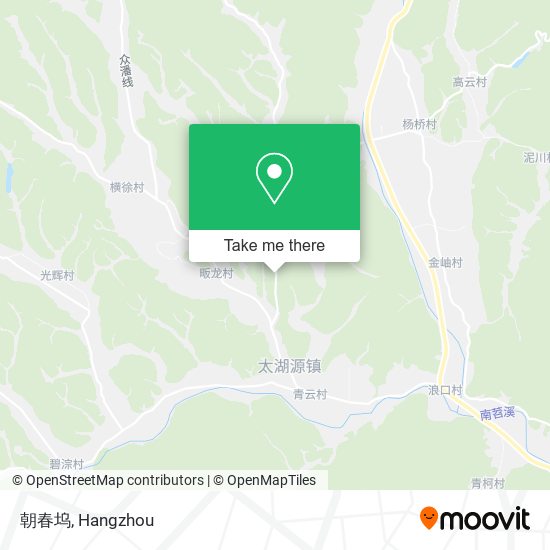 朝春坞 map