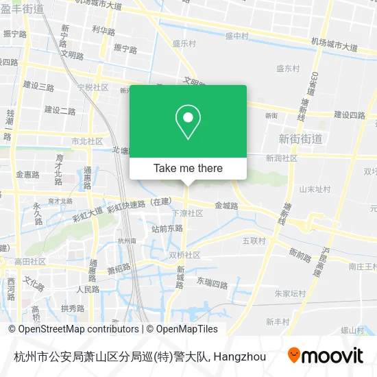 杭州市公安局萧山区分局巡(特)警大队 map