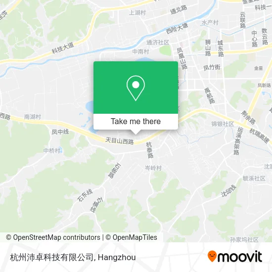 杭州沛卓科技有限公司 map