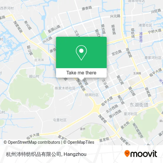 杭州沛特纺织品有限公司 map