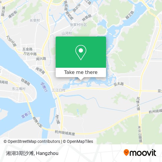 湘湖3期沙滩 map