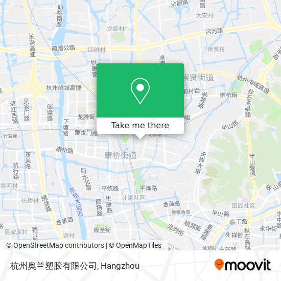 杭州奥兰塑胶有限公司 map