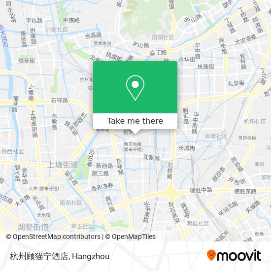 杭州顾猫宁酒店 map