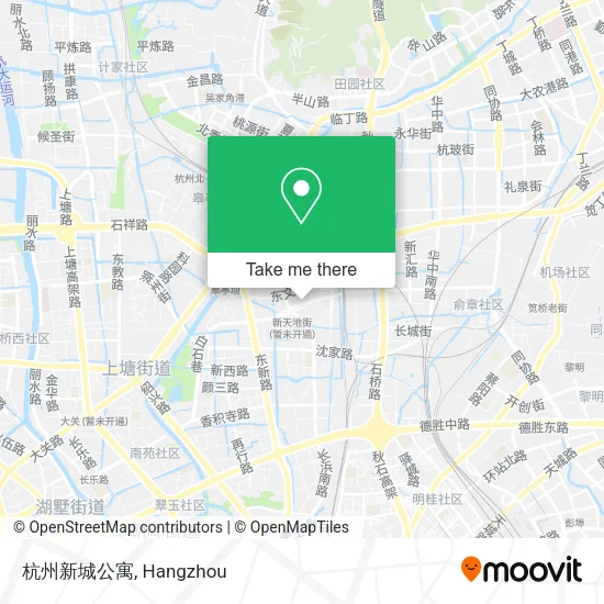 杭州新城公寓 map