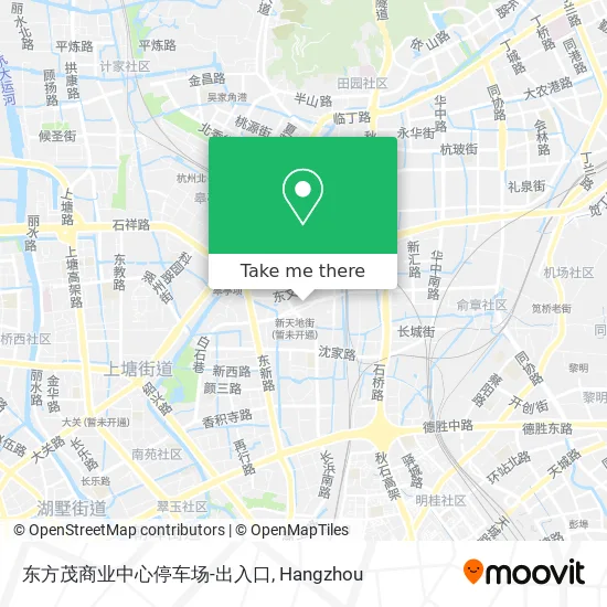 东方茂商业中心停车场-出入口 map