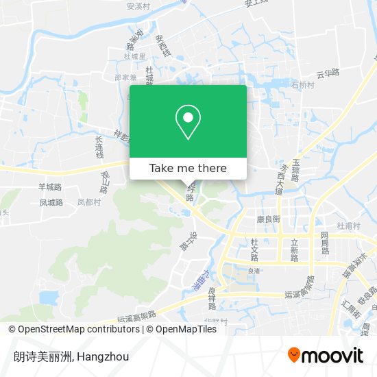 朗诗美丽洲 map