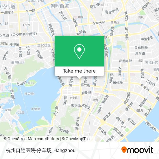 杭州口腔医院-停车场 map