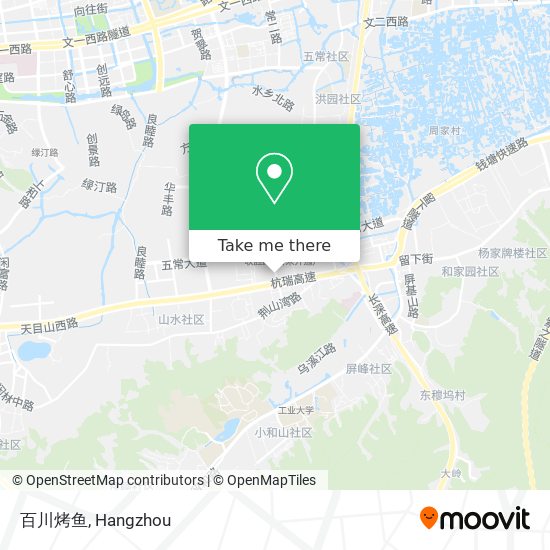百川烤鱼 map