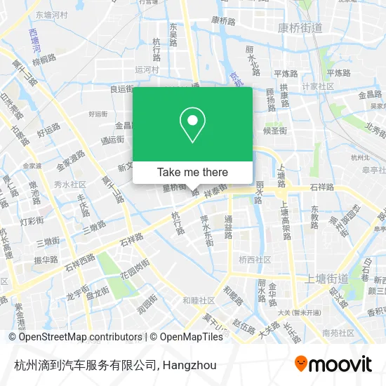 杭州滴到汽车服务有限公司 map