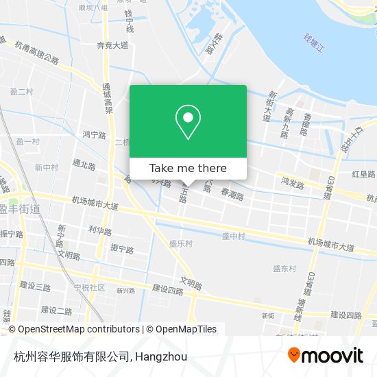 杭州容华服饰有限公司 map