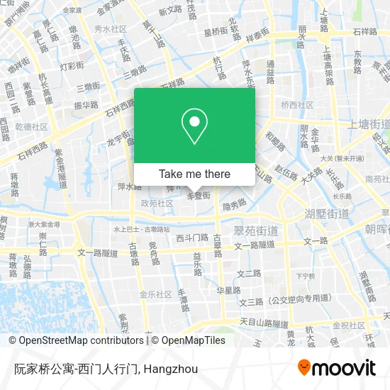 阮家桥公寓-西门人行门 map