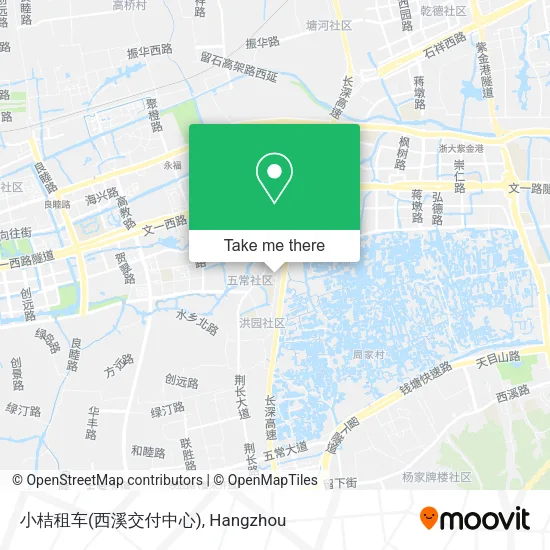 小桔租车(西溪交付中心) map
