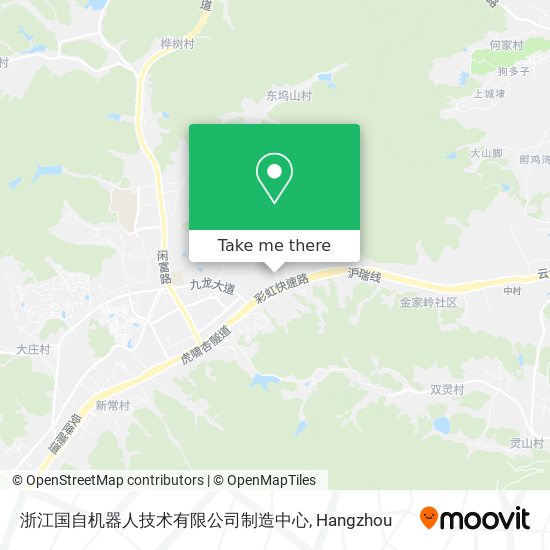 浙江国自机器人技术有限公司制造中心 map