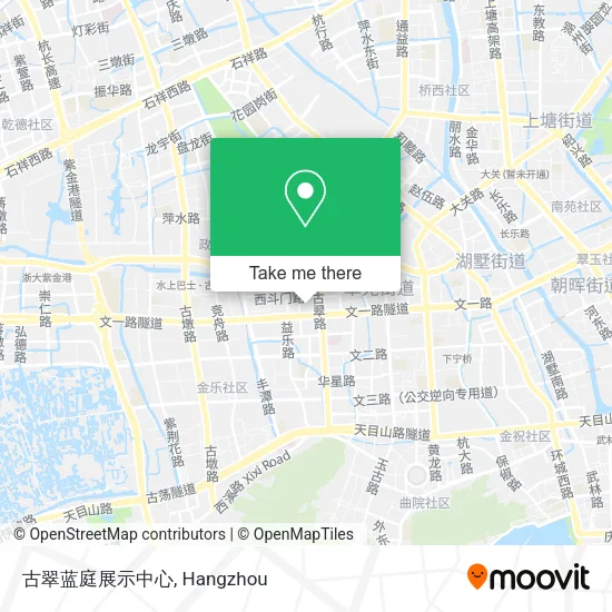 古翠蓝庭展示中心 map