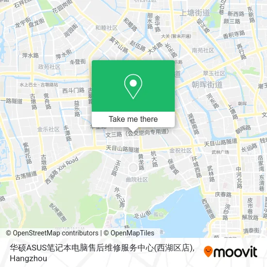 华硕ASUS笔记本电脑售后维修服务中心(西湖区店) map